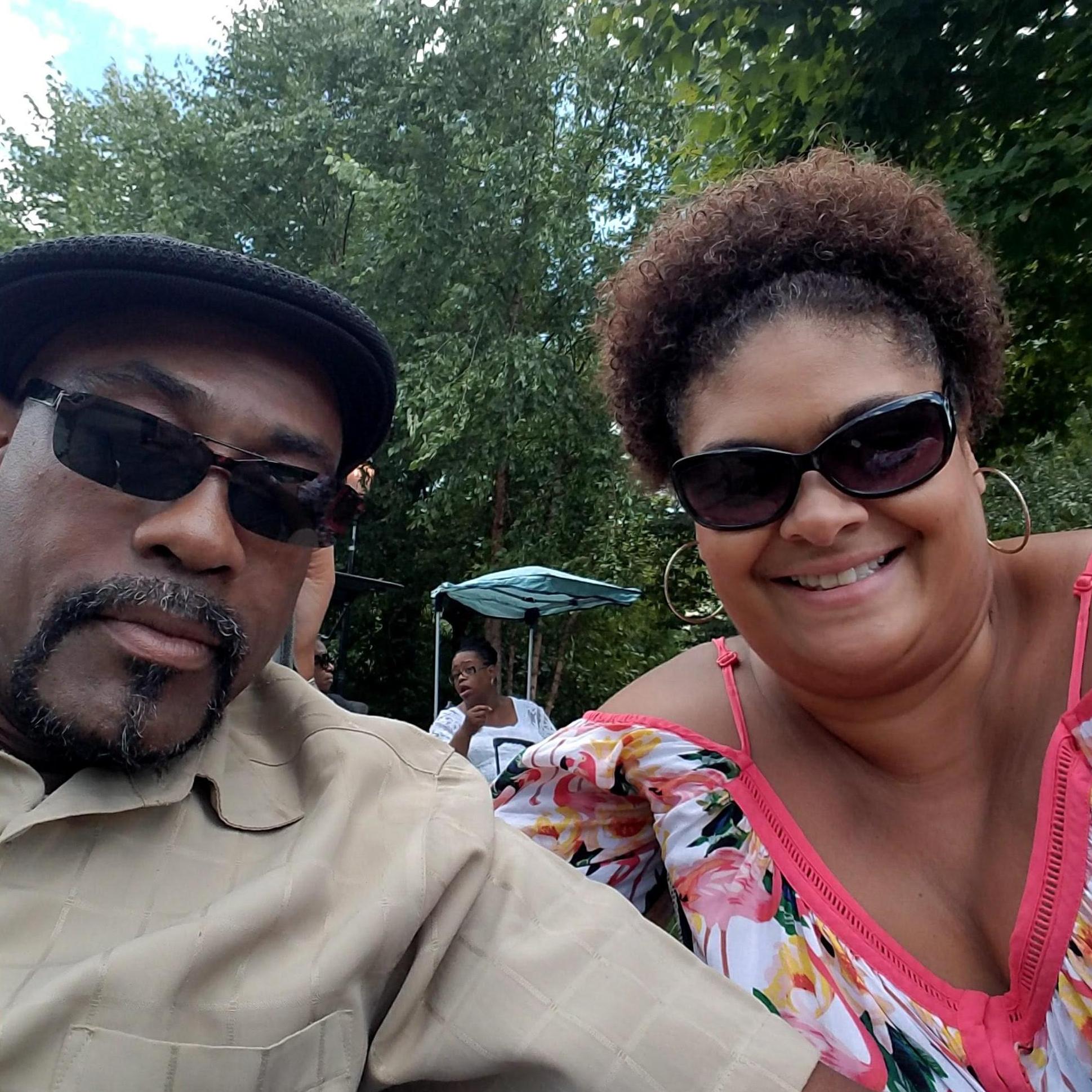 This summer hanging out at the park.