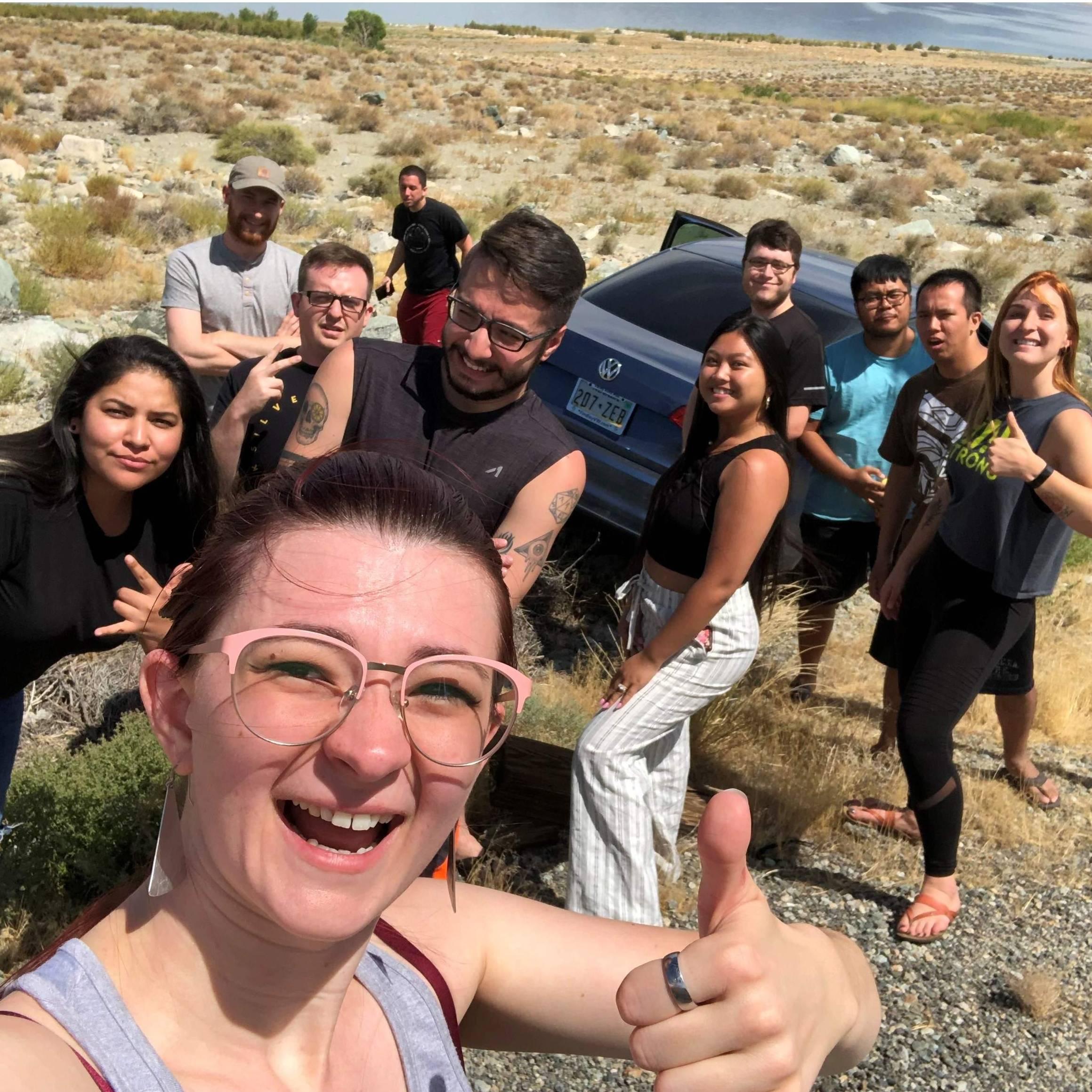 The trip to Tahoe (and car accident) that started it all. (Everyone was fine.)