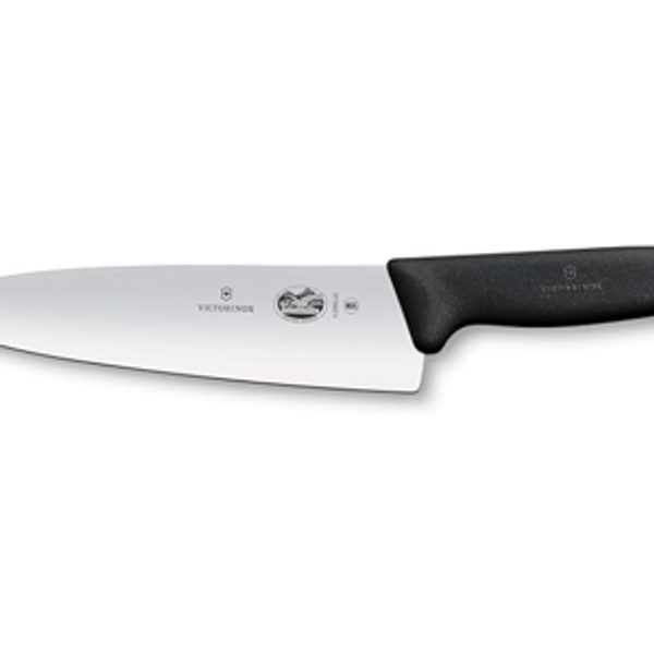 Victorinox Swiss Army 5.2063.20-X14 Fibrox Chef's Knife Black 8 in