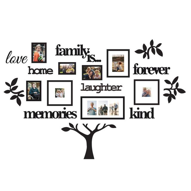 WallVerbs™ 19-Piece Tree Picture Frames