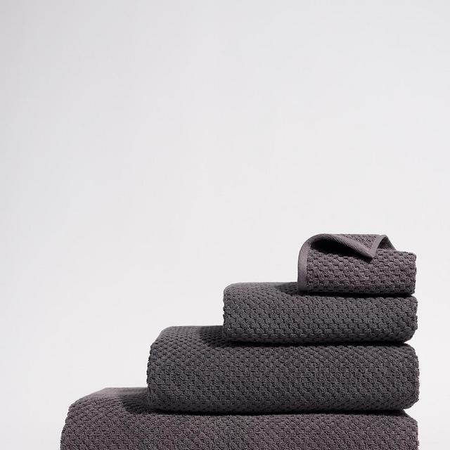 Waffle bath towels sets