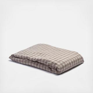 Gingham Linen Fitted Sheet