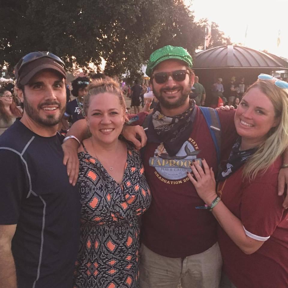Voodoo Festival with Kent and Jordan, which produced Sarah's favorite story to retell: Kent's Epic Bike Fail