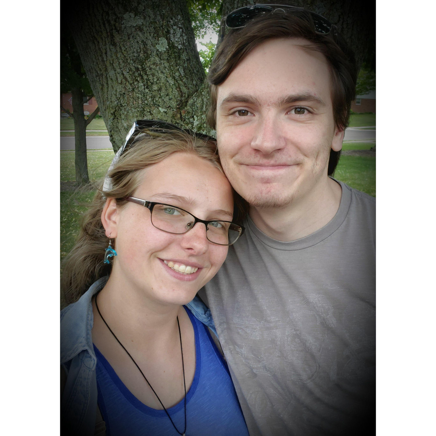 Our first photo together. 7/11/2020