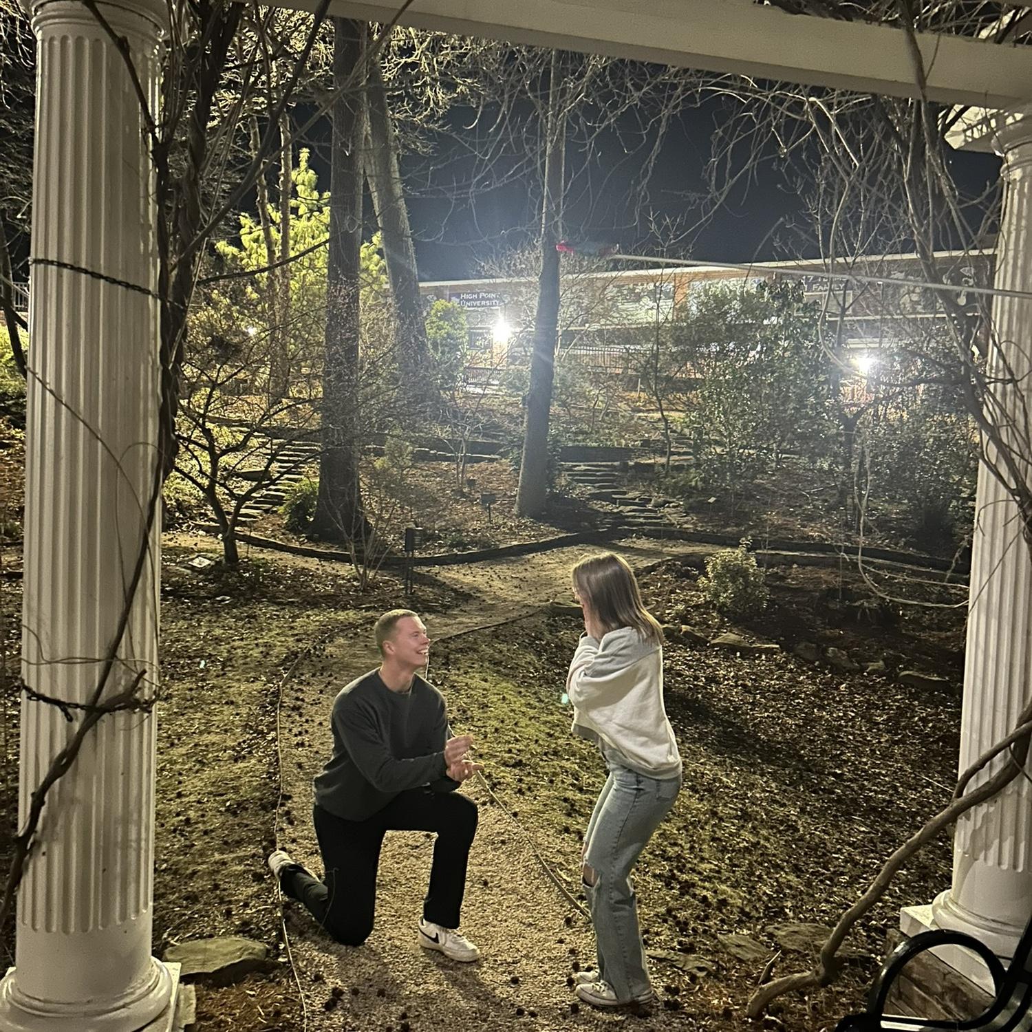 The day I said yes, such a special moment ❤️