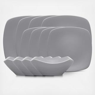 Colorwave 12-Piece Quad Dinnerware Set, Service for 4