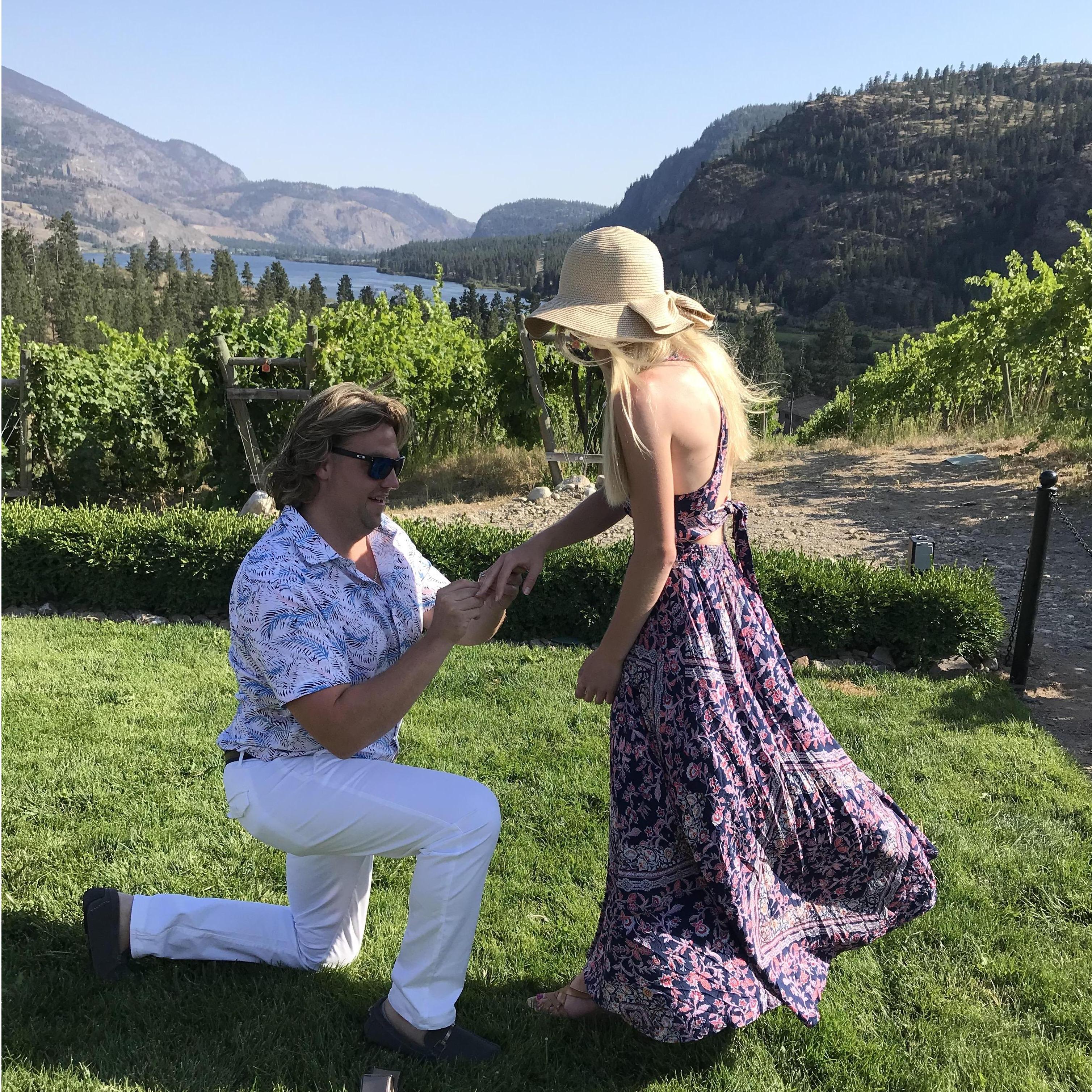 She said Yes!