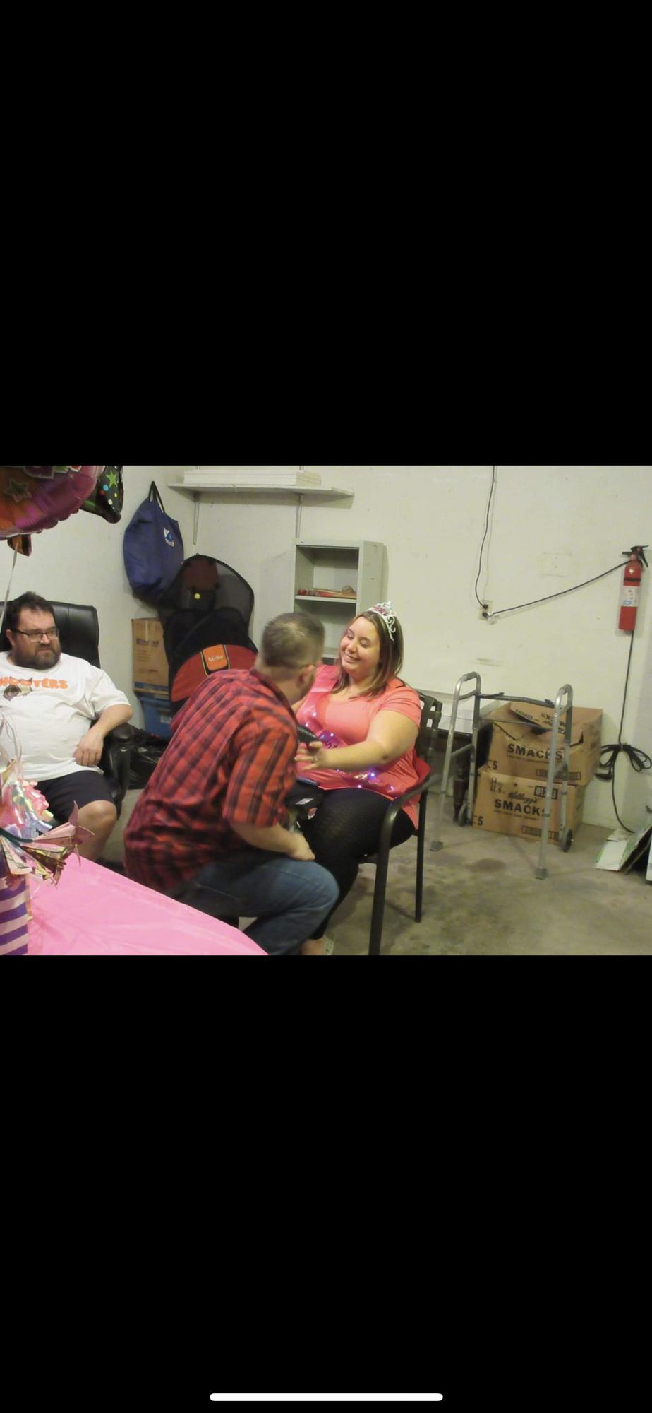 Tim proposing to me on my 29th birthday 04/22/2022!