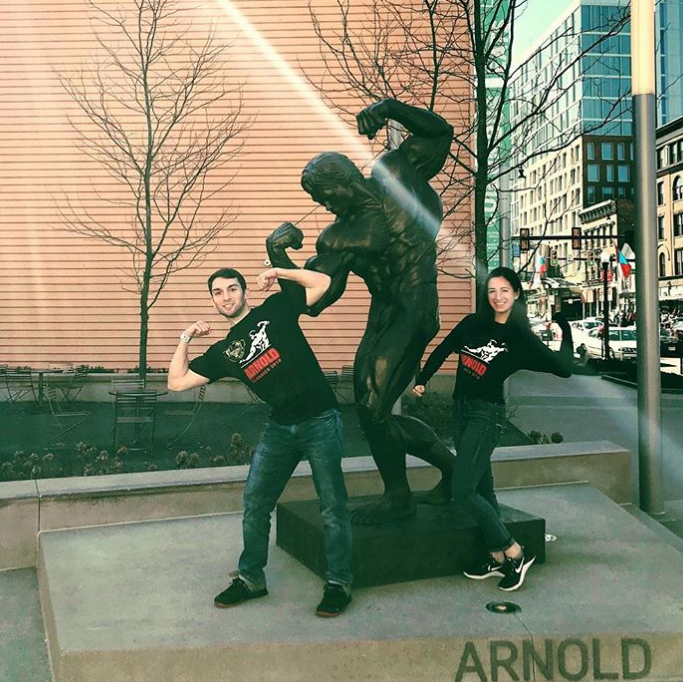 One of our two visits to the Arnold Sports Festival.