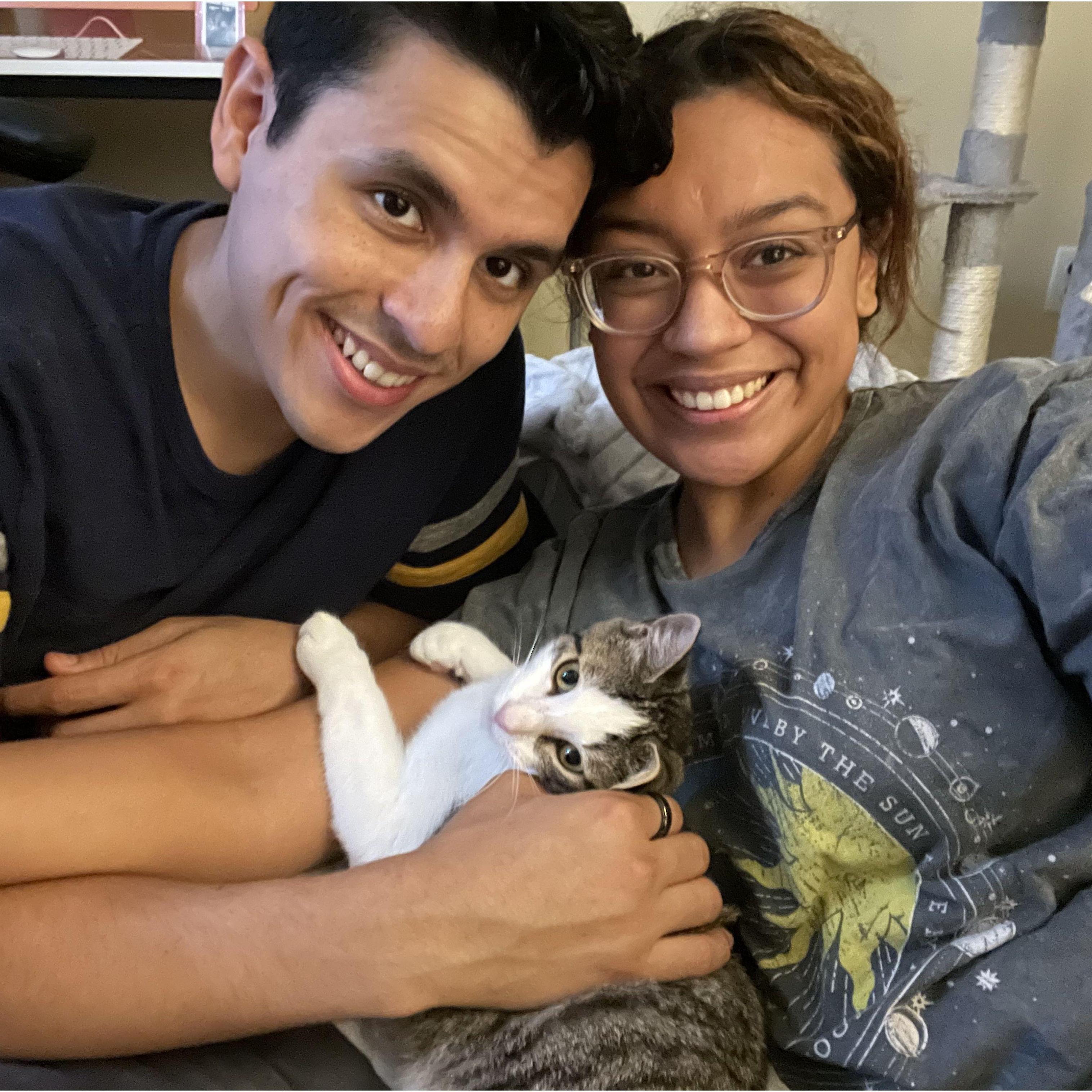 Of course our baby Figgy, family pic :)