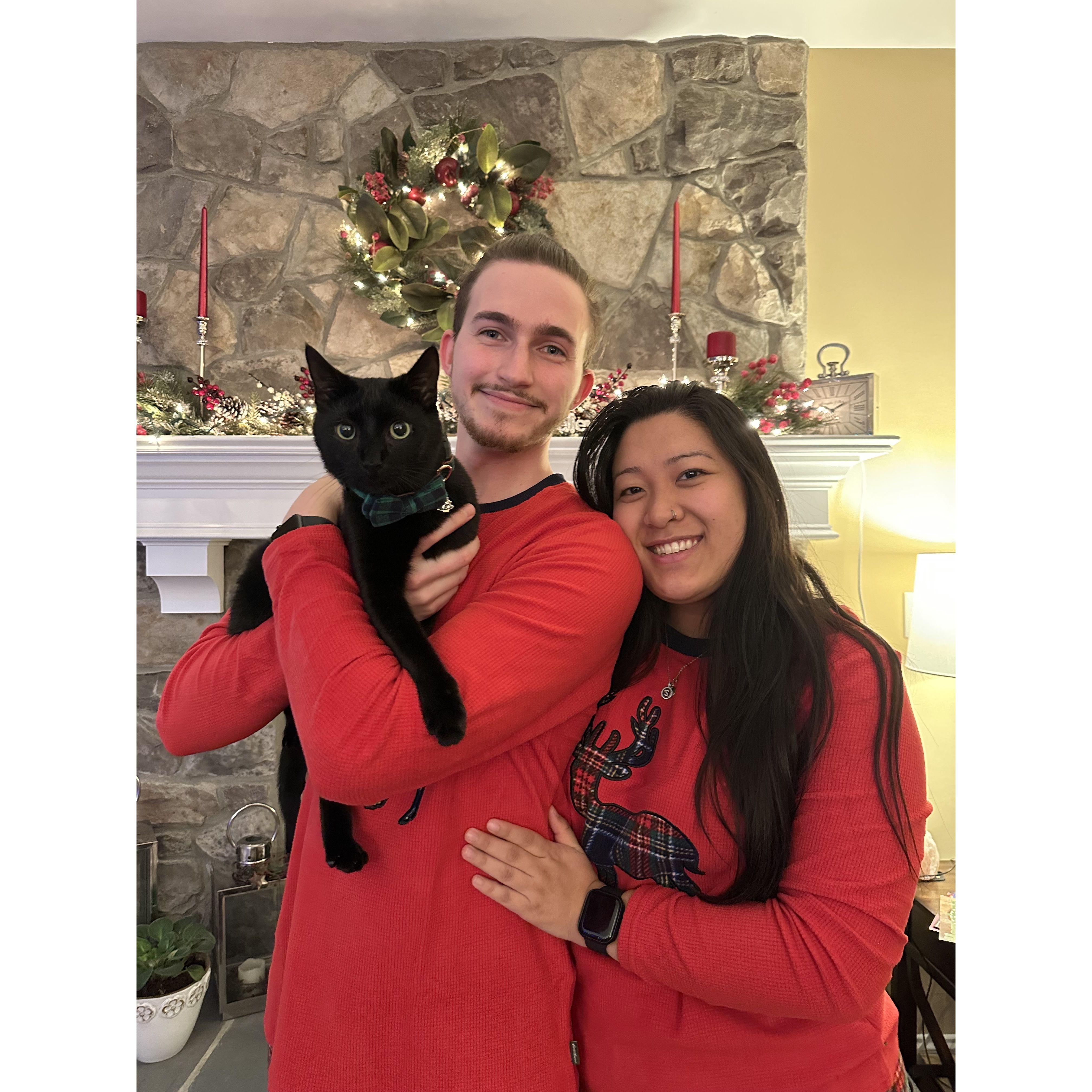 Christmas 2022, the first with our eldest (Reggie).