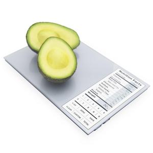 Greater Goods Nourish Digital Kitchen Food Scale and Portions Nutritional Facts Display