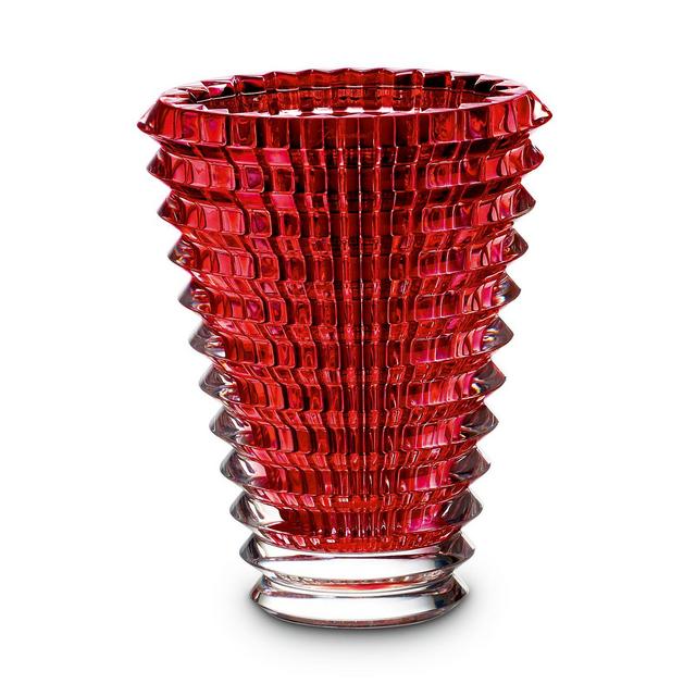 Baccarat Small Eye Vase, Red