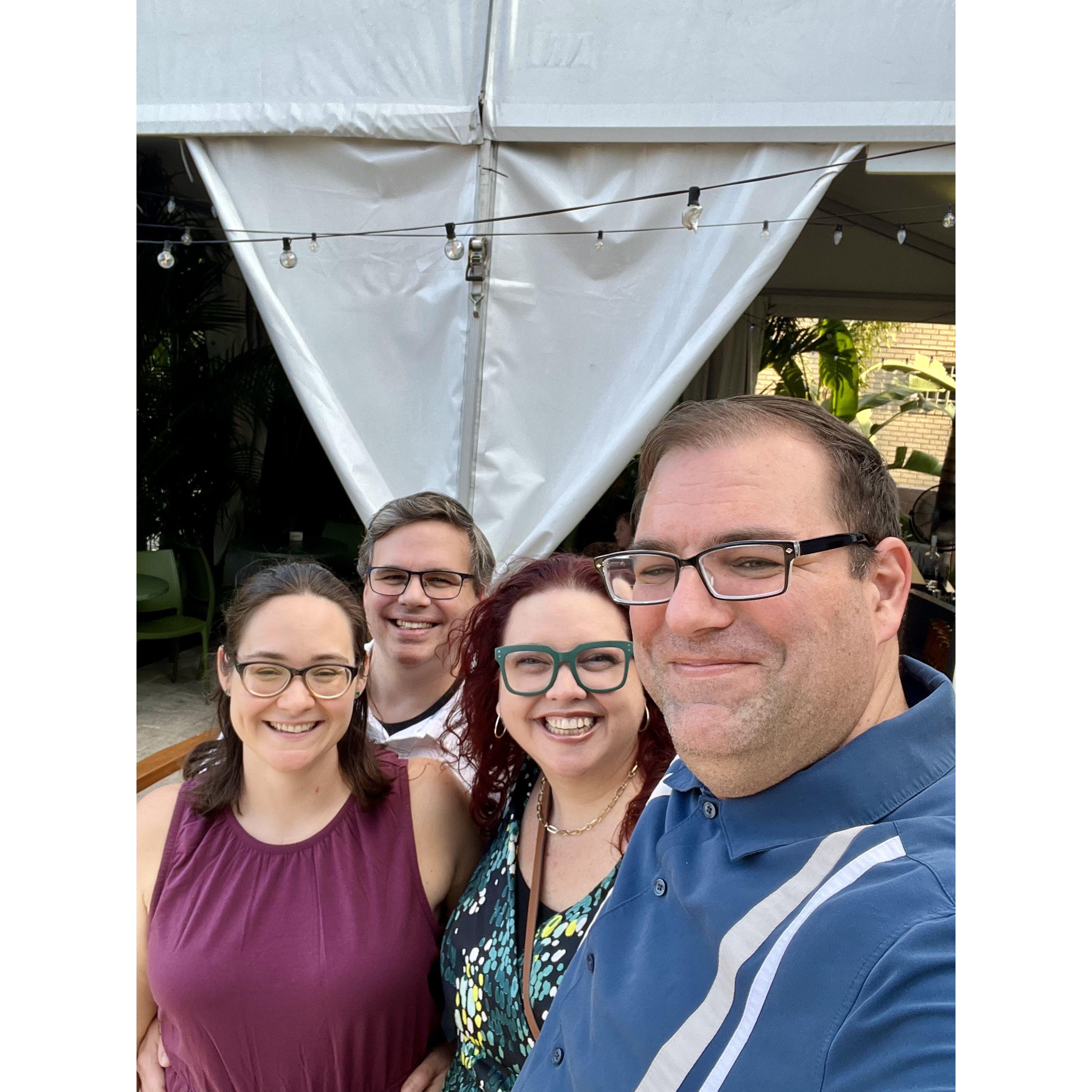 Double date night with friends Kate & George in Orlando!