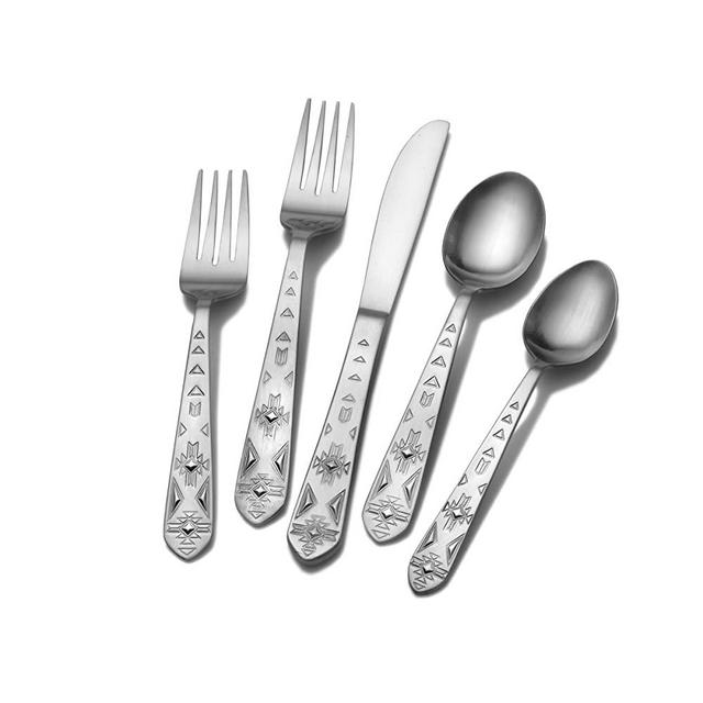 Towle Everyday 5112957 Pueblo 20-Piece Stainless Steel Flatware Set, Service for 4