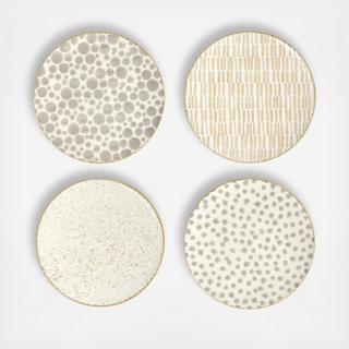 Earth Assorted Dinner Plates, Set of 4