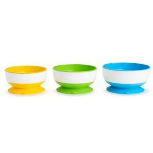 Munchkin 3pk Stay-Put Suction Bowls