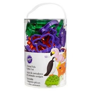 Wilton 50pc Animal Cookie Cutter Set