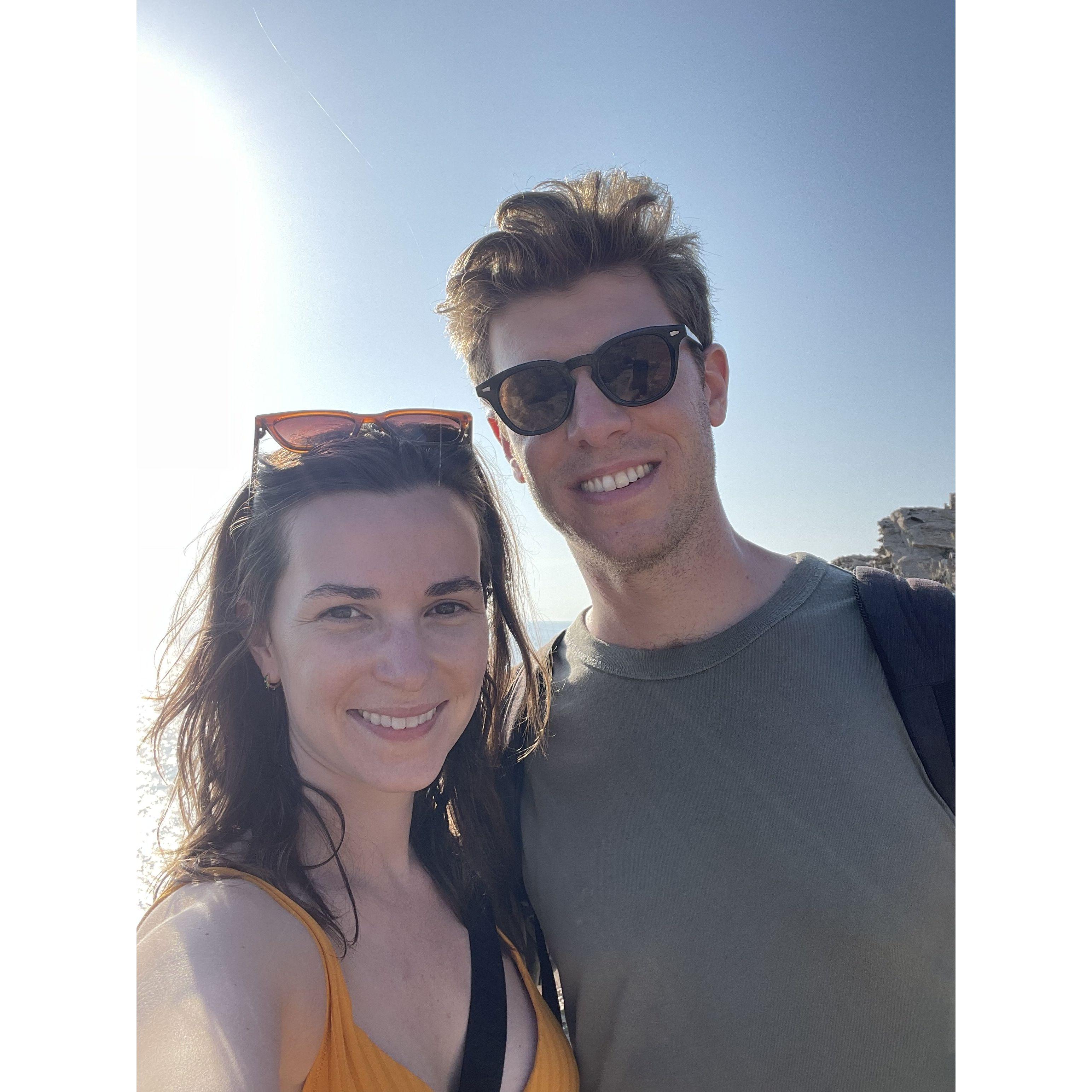 Hiking out to a lighthouse in Greece, 2023 (Paros, Greece)