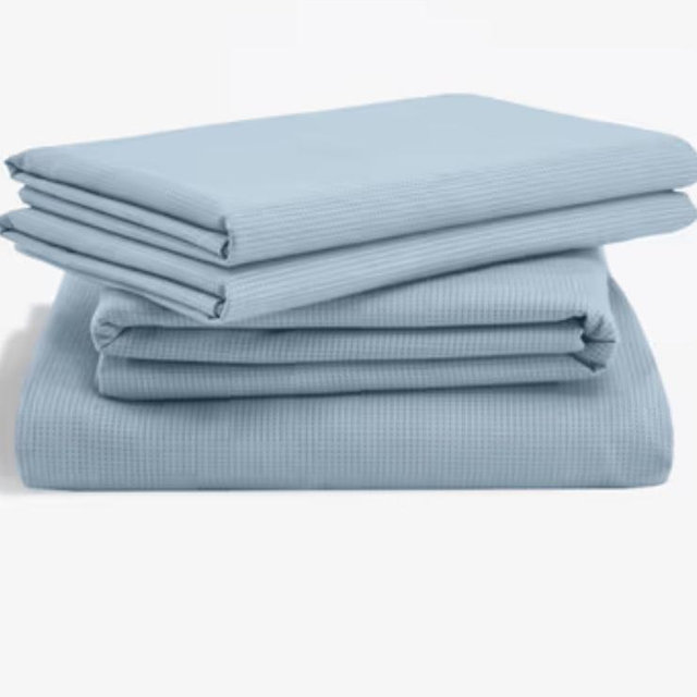TEMPUR-Classic Cotton Sheet Set Sleepy Blue- Queen