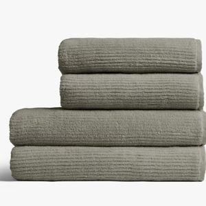 2+2 Soft Rib Bath Bundle in Moss | Parachute