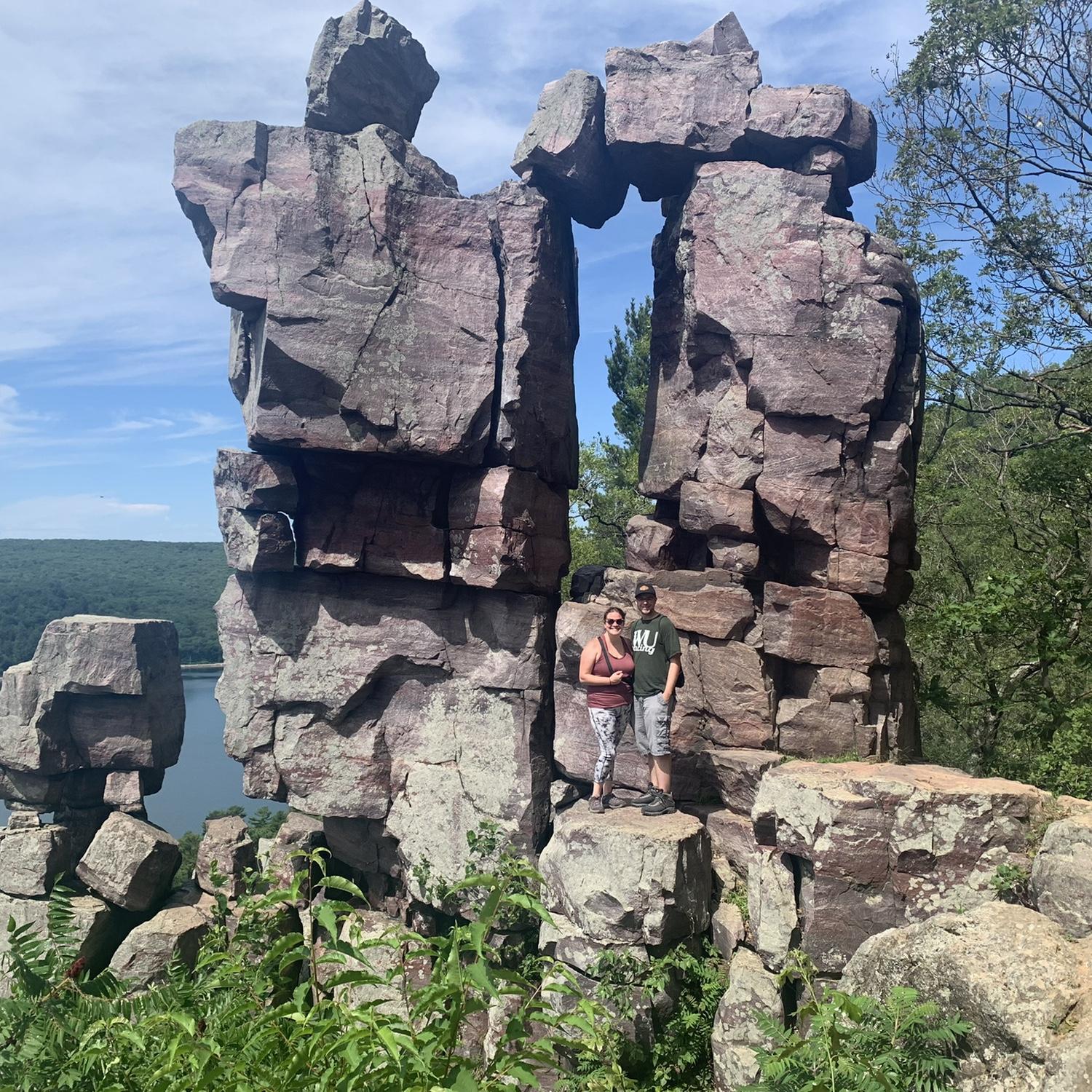 Our first couples trip! We camped at Devils Lake!