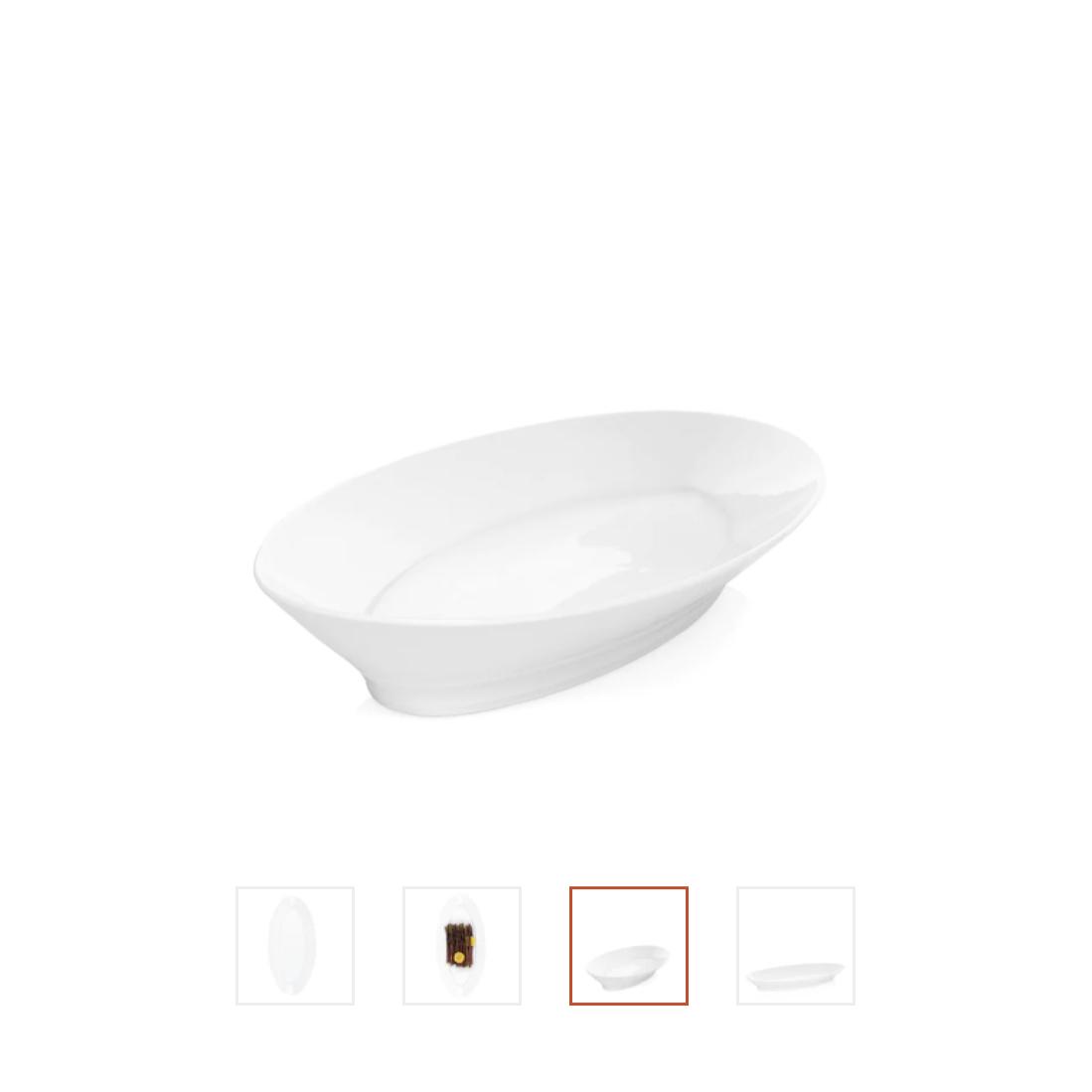 Classic Porcelain Oval Platter