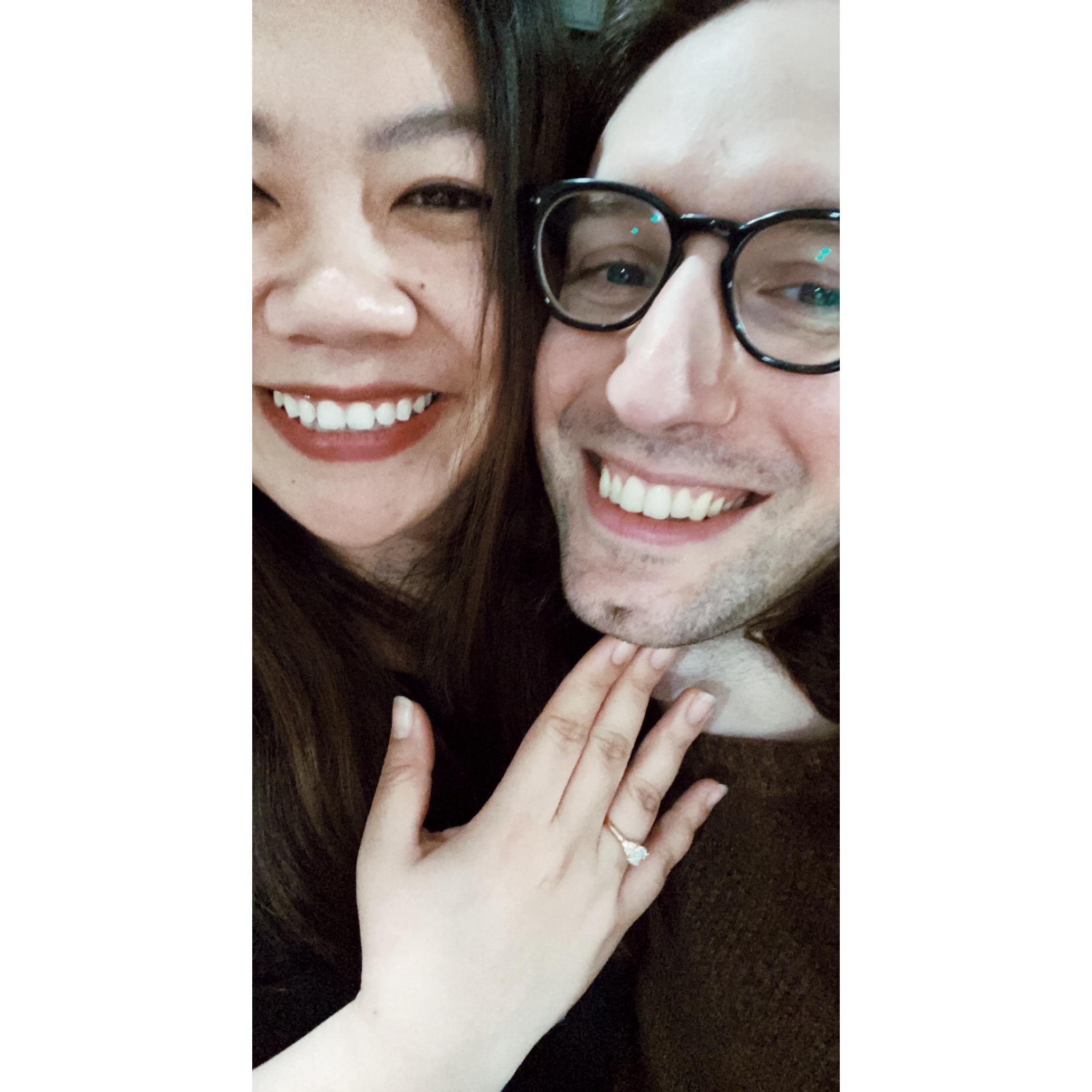 The happiest people on earth that day.