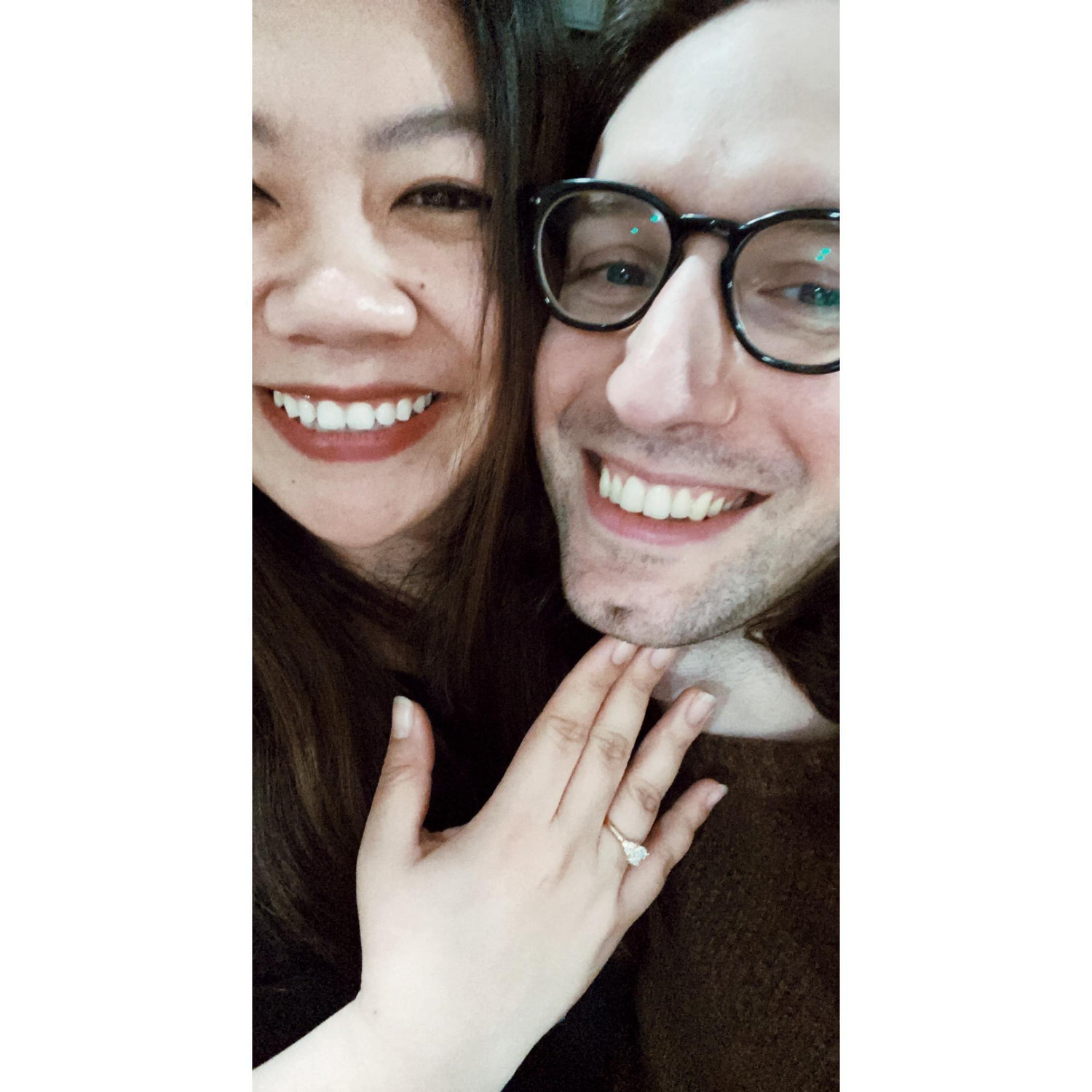 The happiest people on earth that day.