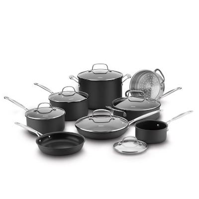 Cuisinart Chef's Classic Nonstick Hard Anodized 14-Piece Cookware Set