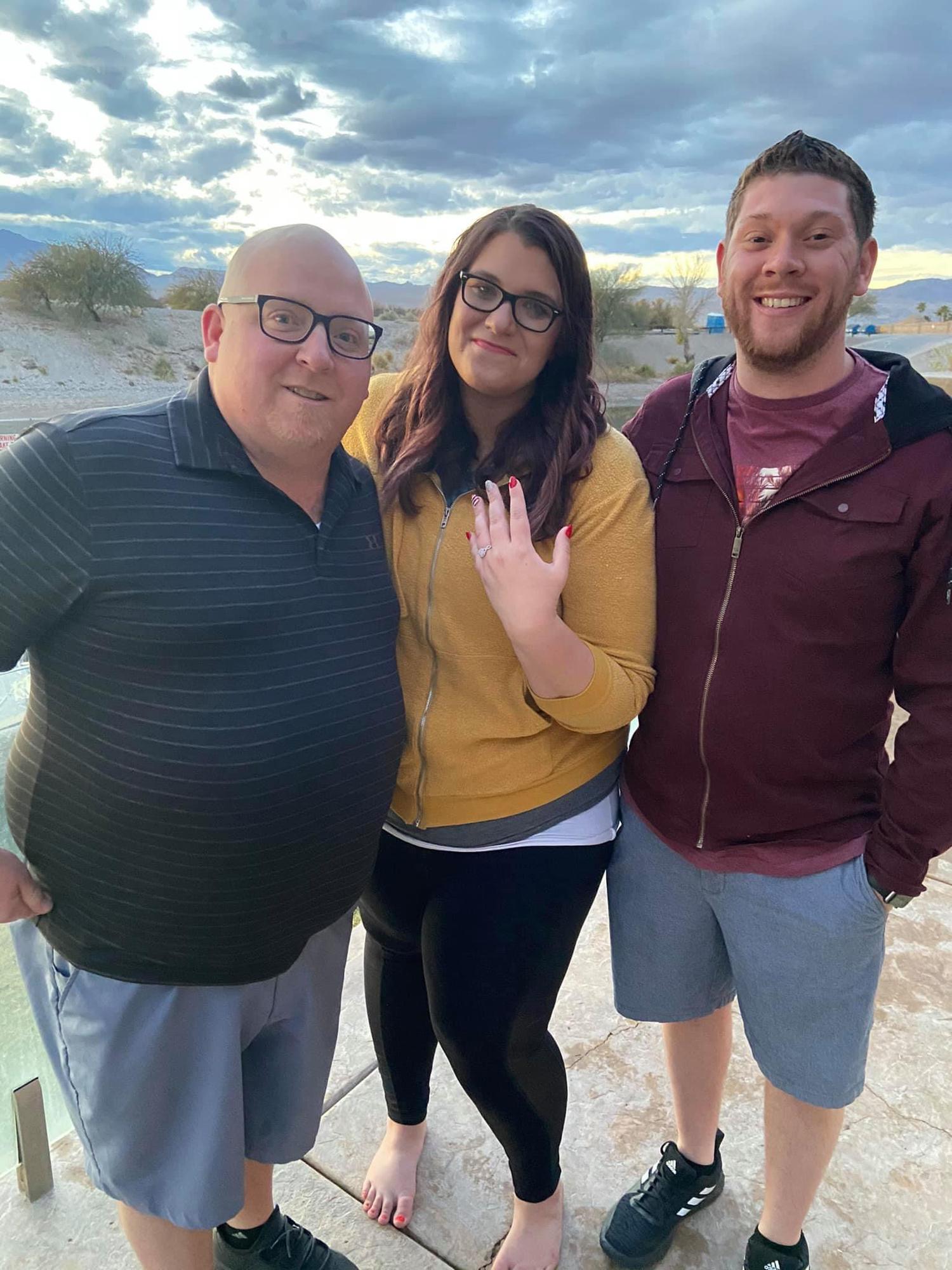 Jenna, fernando and Ron (father of bride)