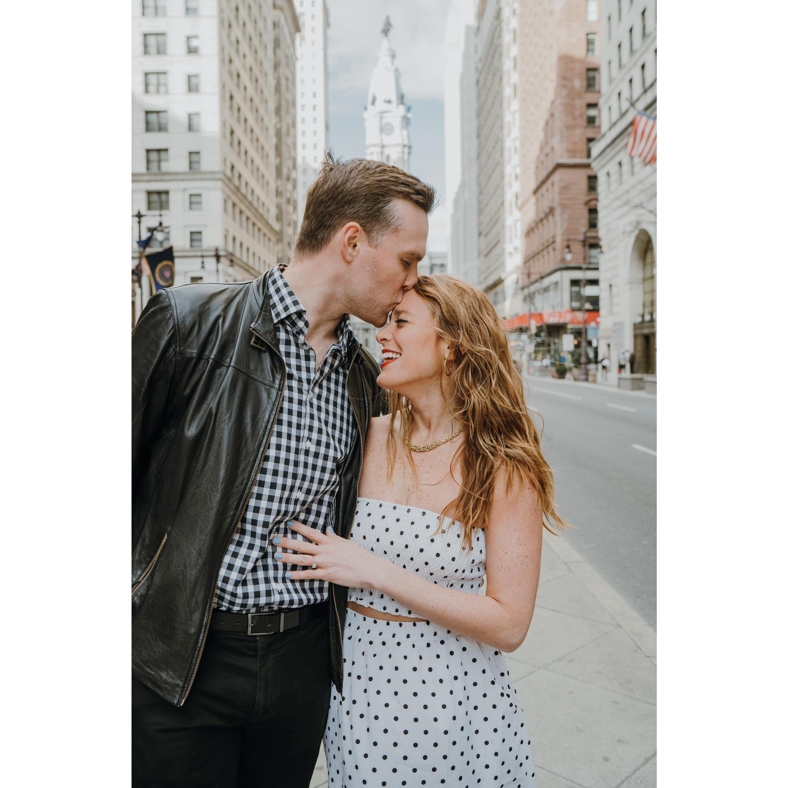 We moved to Philly in June 2021 after deciding to buy our first home house together!