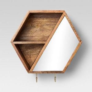 Hexagon Wall Cubbie with Hooks 12 X 10.4 - Project 62™