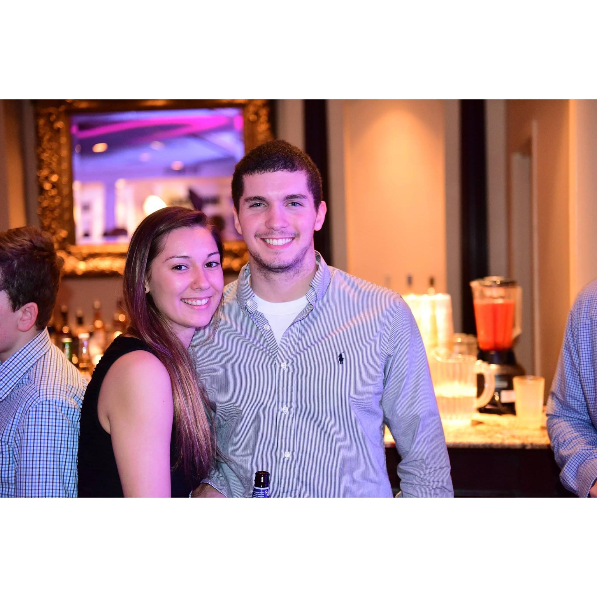 Together at Kristen's (John's sister) sweet 16!