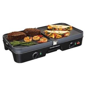 Hamilton Beach Black 3 in 1 Grill/Griddle- 38546