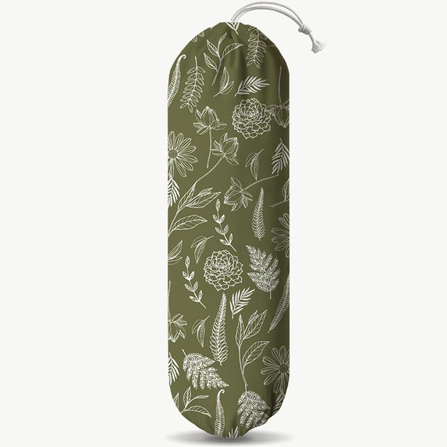 Antique Herbs Garbage Bag, Reusable Plastic Bags Organizer, Shopping Trash Bag Storage Container Dispensers, Kitchen Housewarming Gifts for Women Family Friends Grandma Mom