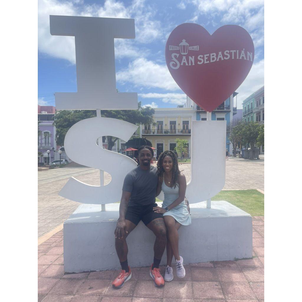 Our engagement moon vacation to Puerto Rico in 2024