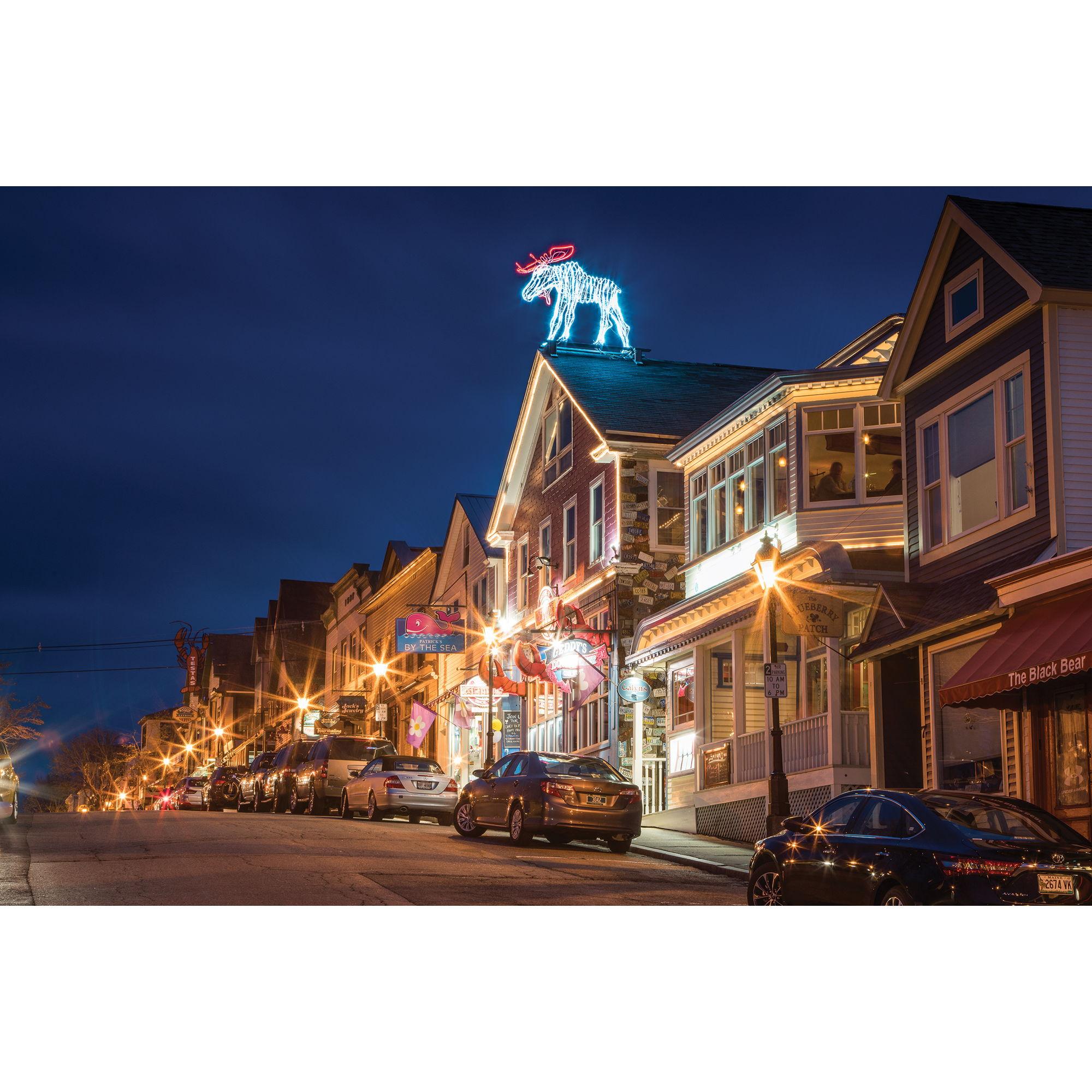 Snippet of Bar Harbor at Night