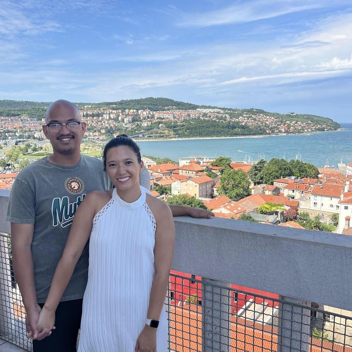Top of the Bell Tower in Koper, Slovenia. July 5, 2023