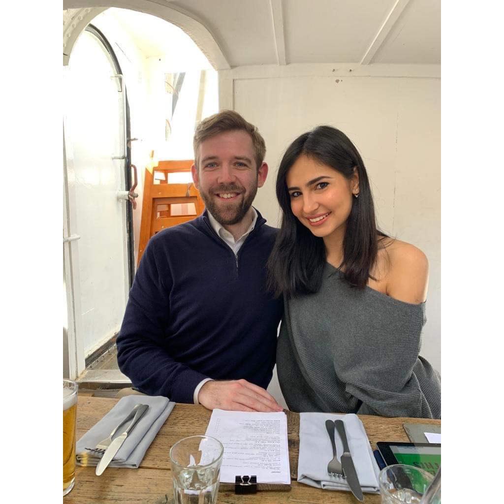 Celebrating Shanzeh's birthday at one of our favorite spots in East London - Barge East! It was a perfect day!