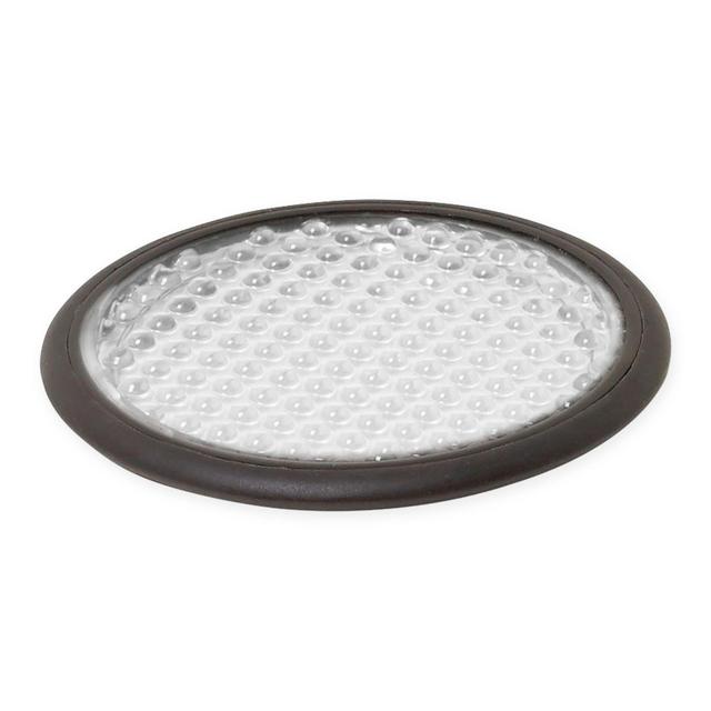 Spectrum® Cora Bubble Coasters in Black/Clear (Set of 4)