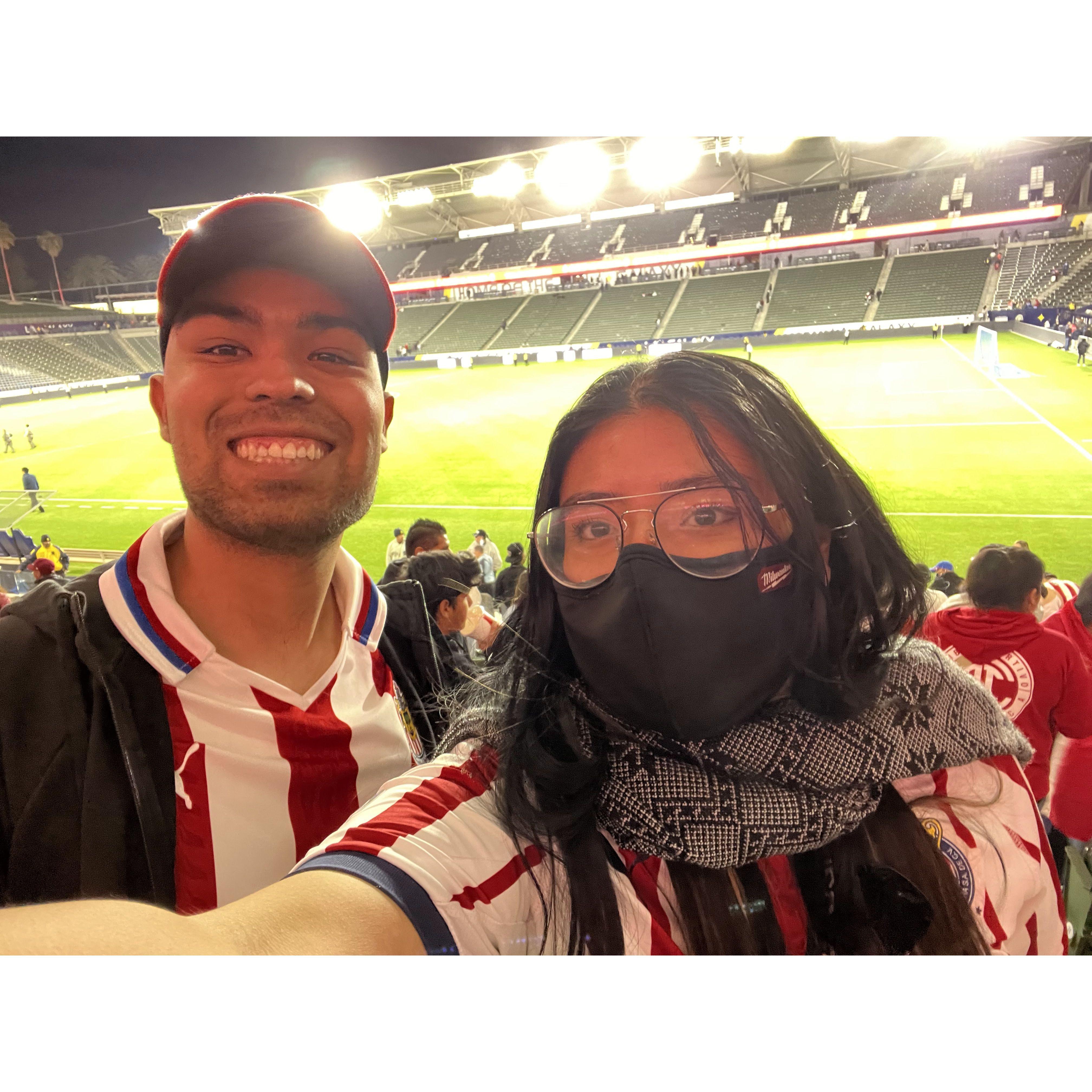 First Chivas game together