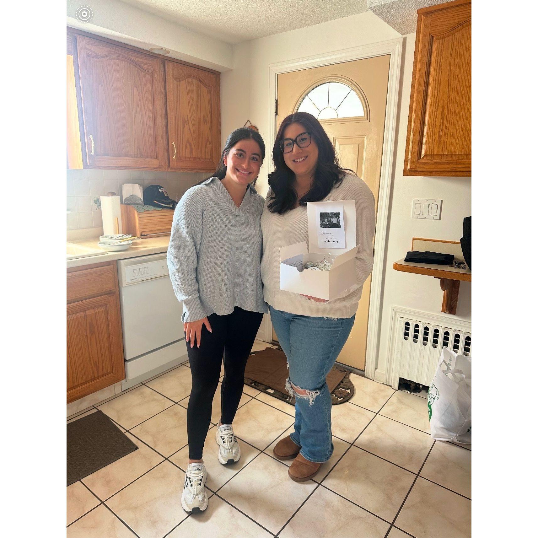 Alessandra, a Bridesmaid is Briannas cousin. They also grew up very close! Brianna and Alessandra always talked about their weddings when they were young and being apart of each others days!