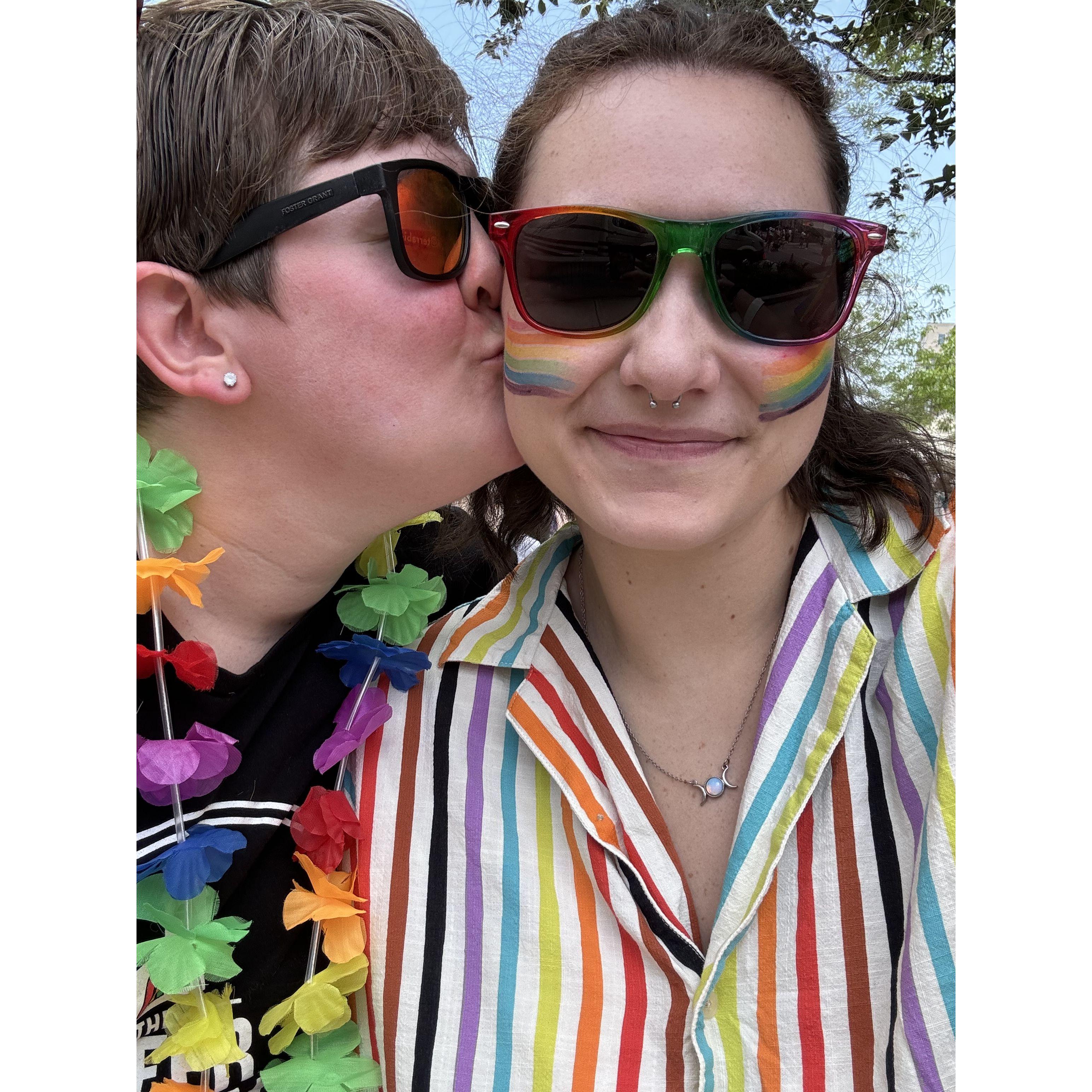 Our first pride!....gay