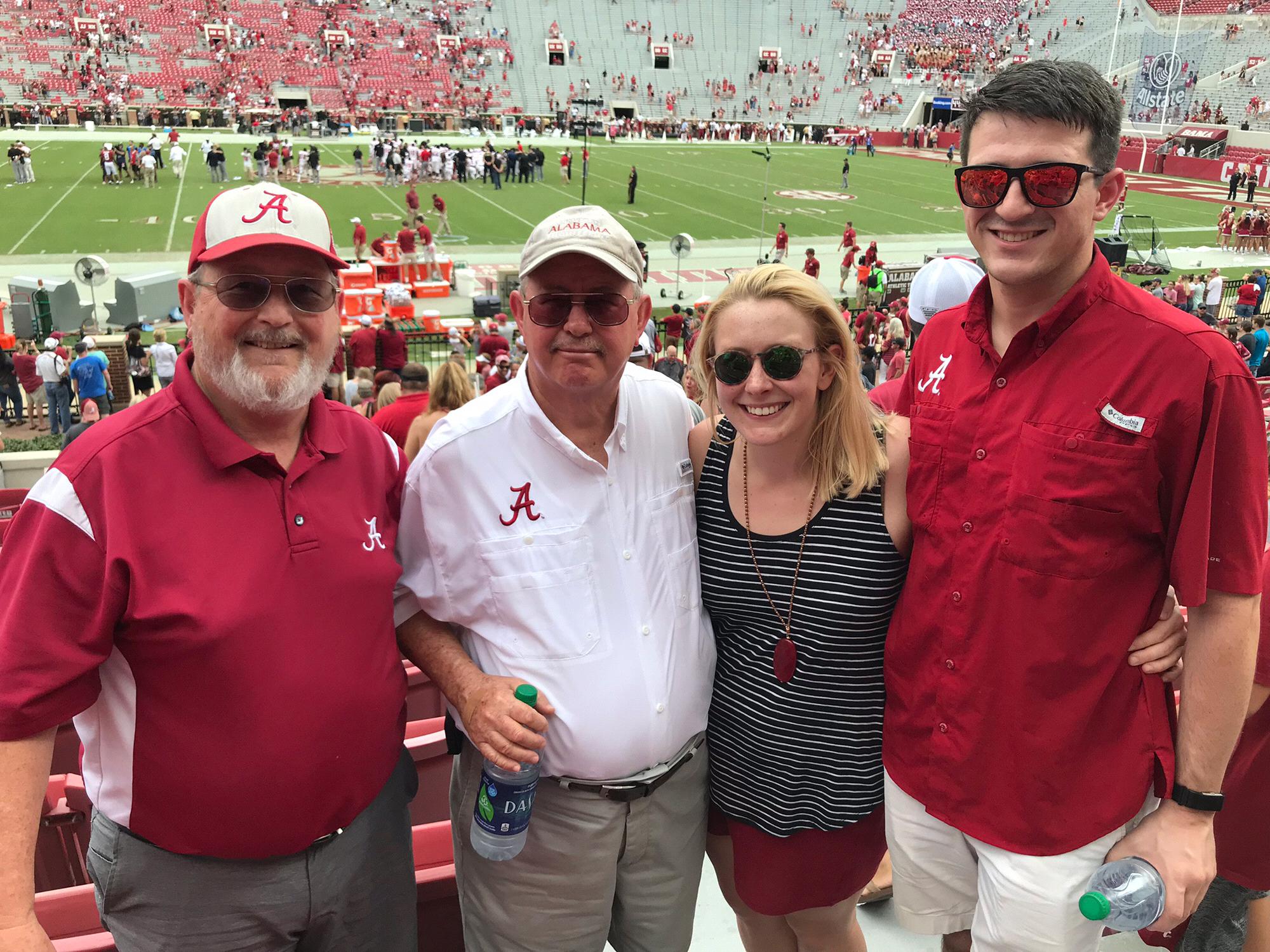 September 2018, Football with Sara’s Dad and uncle
