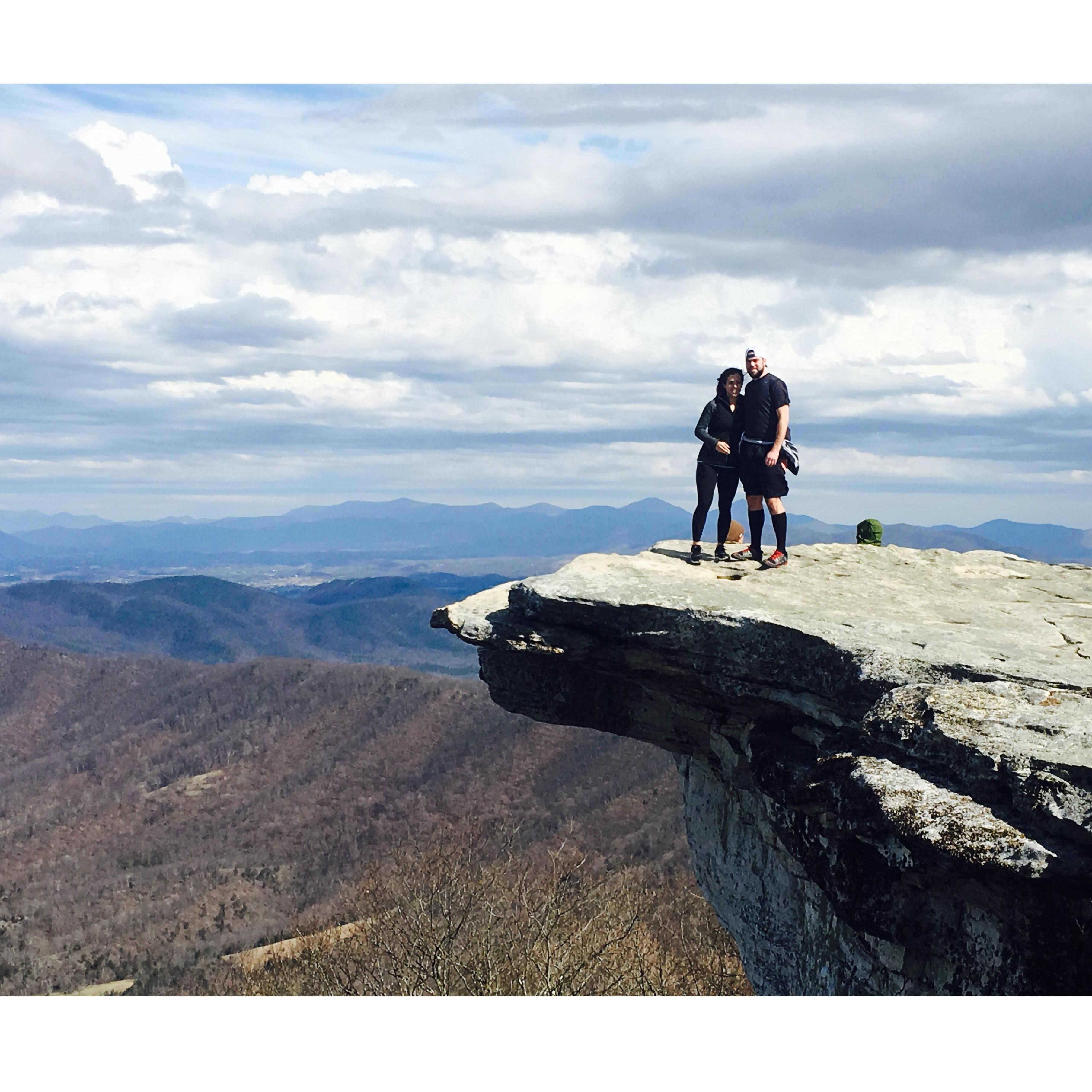 Hiking in Blacksburg, VA 2017