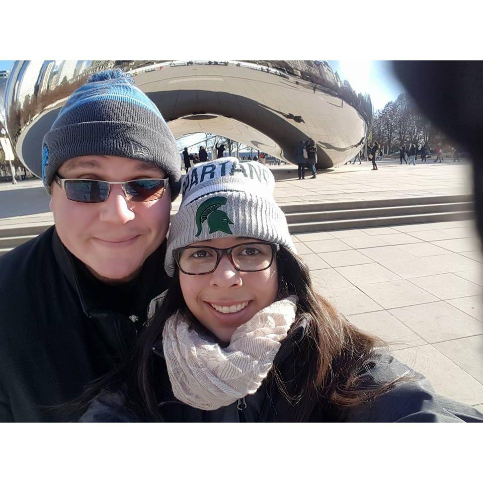 Chicago for our anniversary and my Birthday