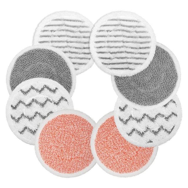 Sinnya 8 Pack Upgraded S7001 Steam Mop Pads Compatible with Shark Steam Mop Replacement Pads S7000 S7000AMZ S7001 S7001TGT S7201 Steam & Scrub All-in-One Scrubbing Mop, Model #XKITP7000