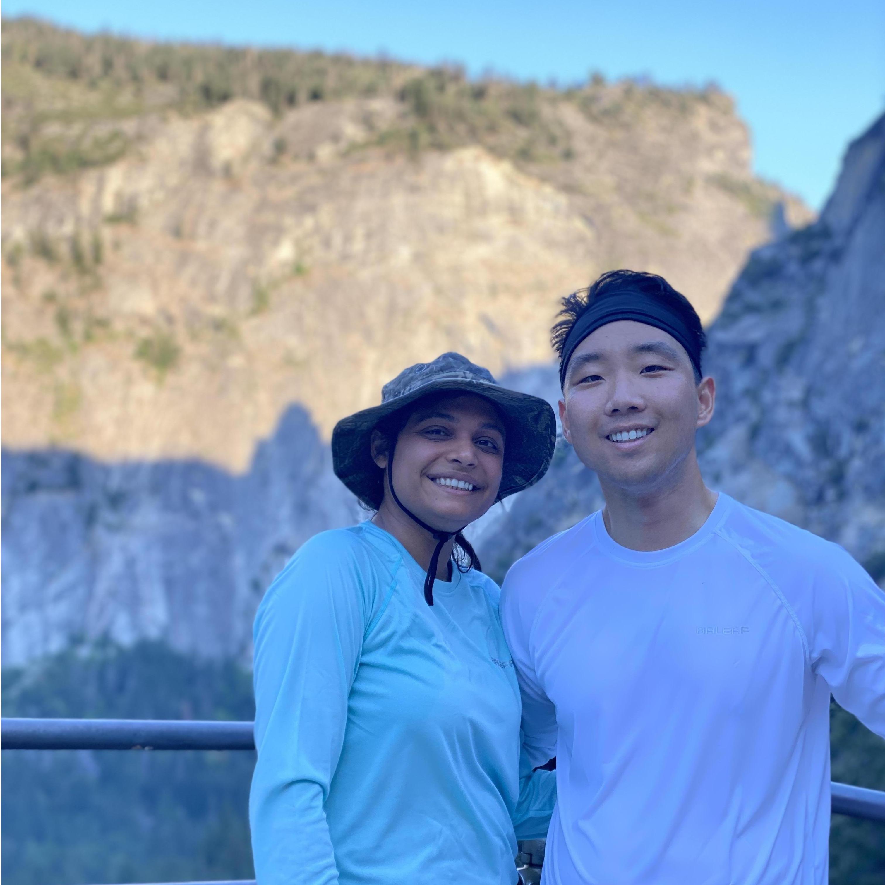 Hiking Halfdome together.