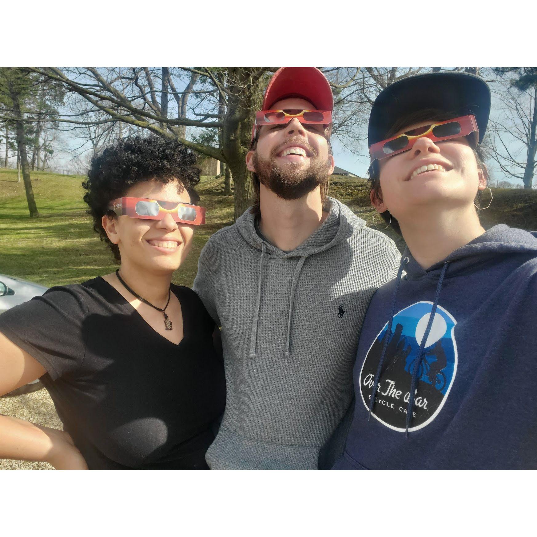 Eclipse chasing with Shayla